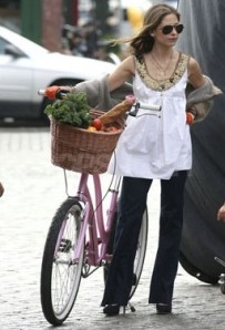 bike with stupid food arrangement